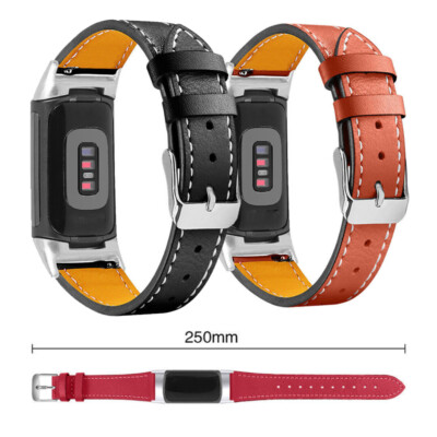 Replacement Watch Band For Fitbit Charge Genuine Leather Strap  Wrist