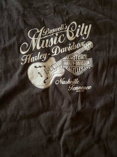 Harley-Davidson Damen Nashville T-Shirt Schwarz 100% Baumwolle Größe M - Bild 5 von 5