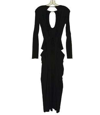 Black Bodycon Maxi Midi Dress Cut Outs Cold Shoulder Keyhole Long Sleeves 8-10 | eBay Black Bodycon Maxi Midi Dress Cut Outs Cold Shoulder Keyhole Long Sleeves 8-10 | eBay