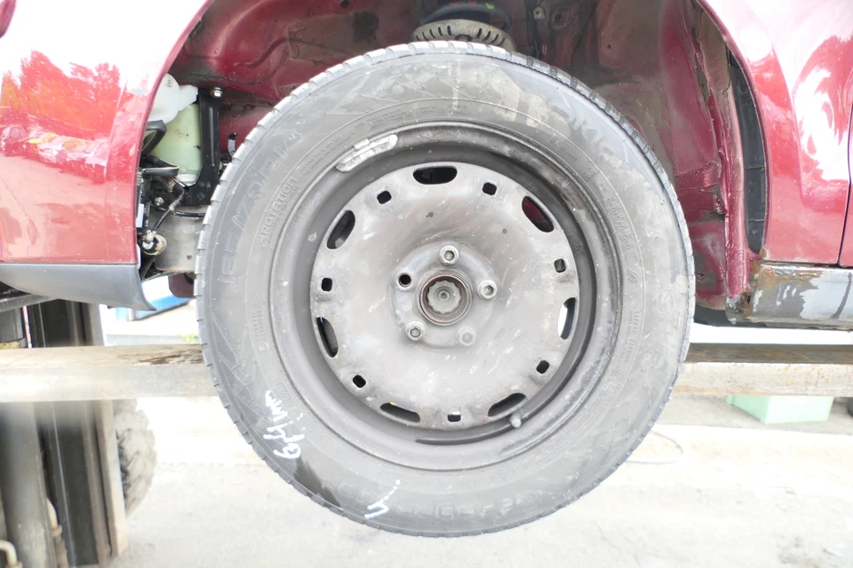 4x Polo 9N Felgen Reifen 165/70 R14 81T Allwetterreifen 5jx14H2 ET35 ca. 5-7mm - Bild 3 von 4