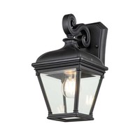 AußEnleuchte Laterne AußEnlampe Wandlampe Wandleuchte Eingang IP44 Schwarz E27