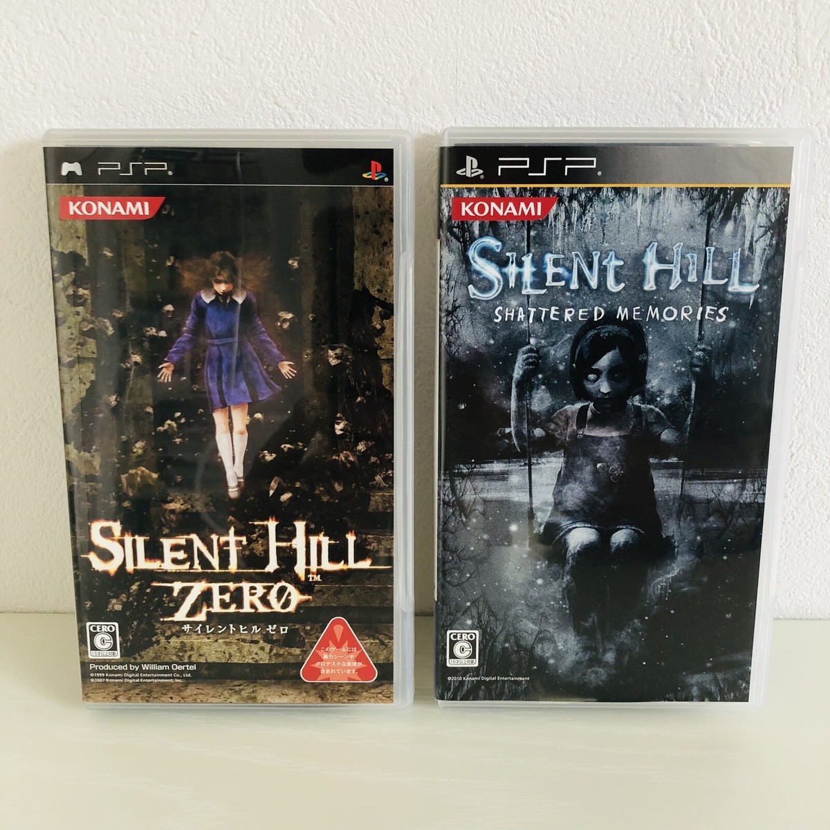 KONAMI - PS「SILENT HILL」セット PSP Silent Hill Zero Shattered Memories set of 2 PlayStation