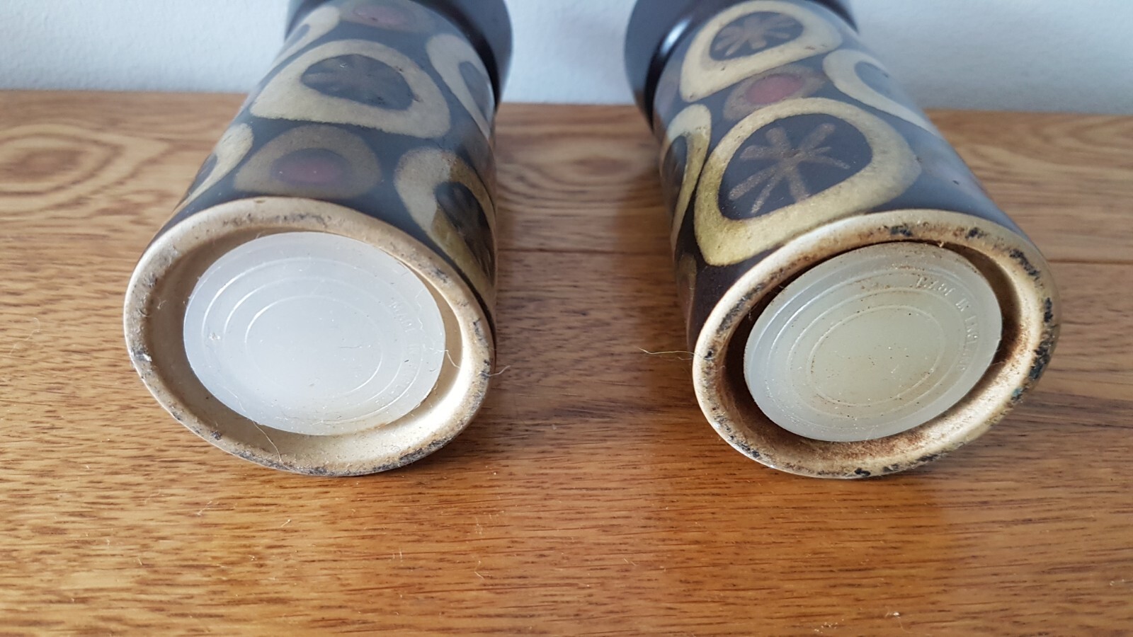 Denby Arabesque Salt And Pepper Pots eBay