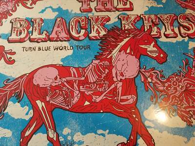 Black Keys Edmonton 2014 Screenprint Poster by Gregg Gordon S/N'd