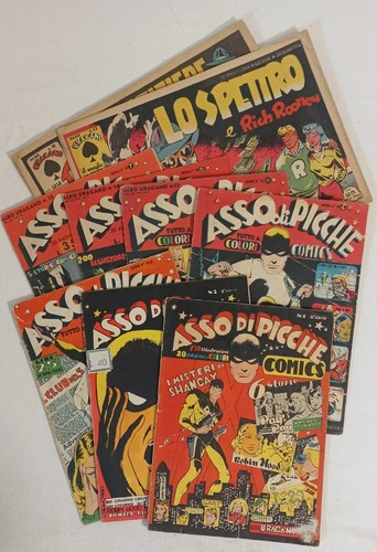 ASSO DI PICCHE seconda serie 1/7 + 2 speciali completa Ed. Uragano Comics 1946 ! - Picture 2 of 9