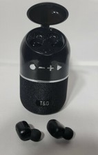 wireless bluetooth speaker and earbuds with charging case 2 in 1