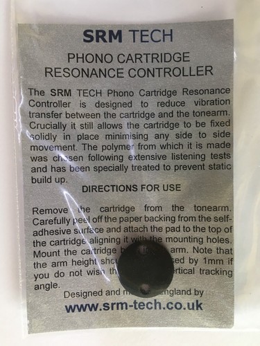 NEW! SRM TECH PHONO CARTRIDGE RESONANCE CONTROLLER - INTRODUCTORY OFFER !!! - Picture 4 of 4