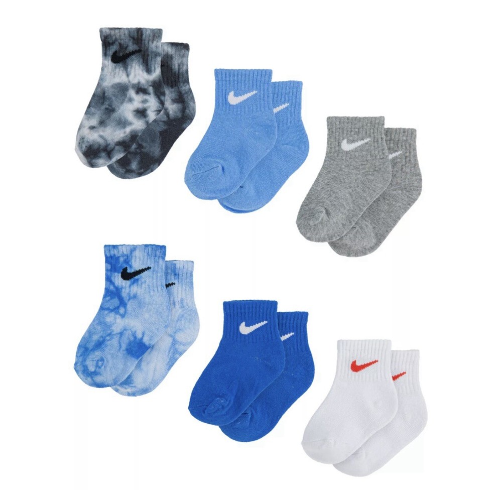 Baby/Toddler Boy Nike 6-Pack Swoosh Ankle Socks