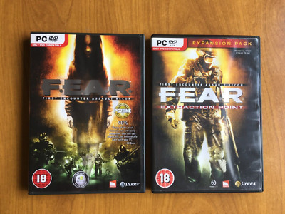 PC DVD F.E.A.R & Extraction Point Expansion Pack Spiele NEUWERTIG DISCS KOSTENLOSER VERSAND