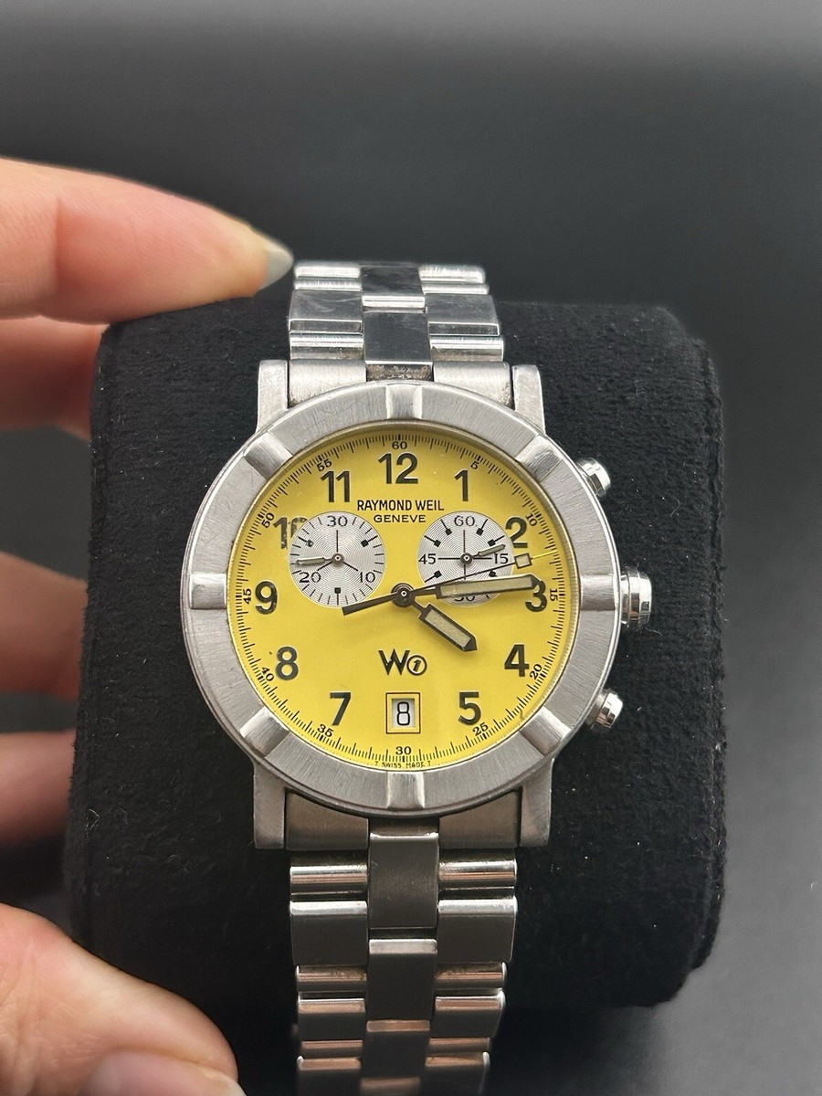 Raymond Weil 8000 W1 Chronograph Lime Dial Swiss Quartz