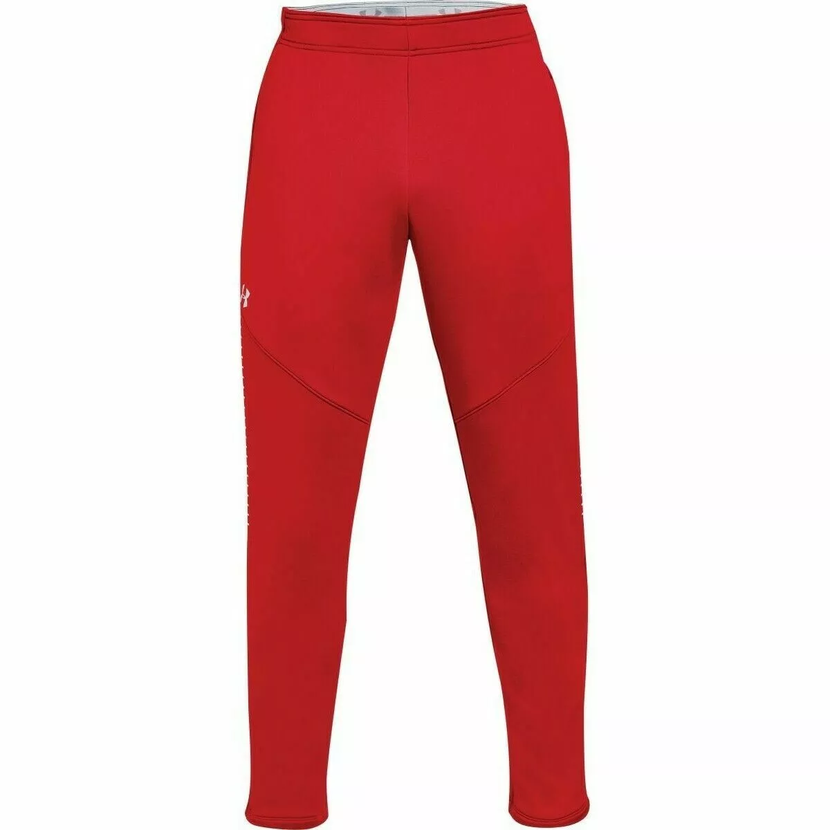 Under Armour Men's Qualifier Hybrid Warm-Up Pant Knit Red Track