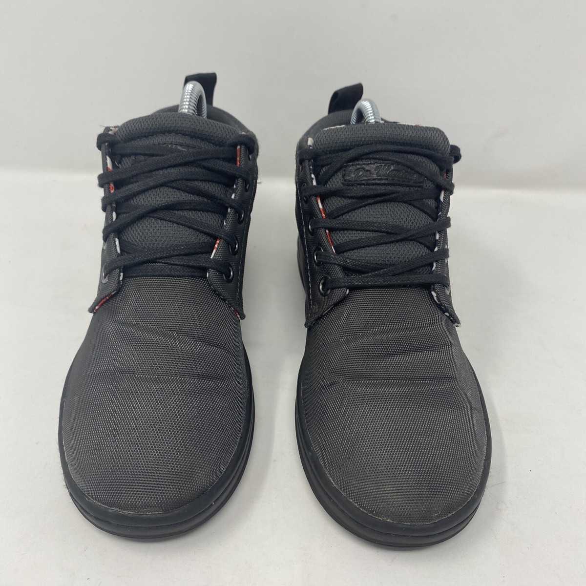 Dr Martens Doc Men’s 9 Black Canvas Belmont 5 Eye Boot Ankle Chukka Casual Shoes Cairo Canvas Chukka Boots in Black Canvas | Dr. Martens main image 4