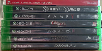 Assortment of SEALED Nintendo Switch & Xbox One Games