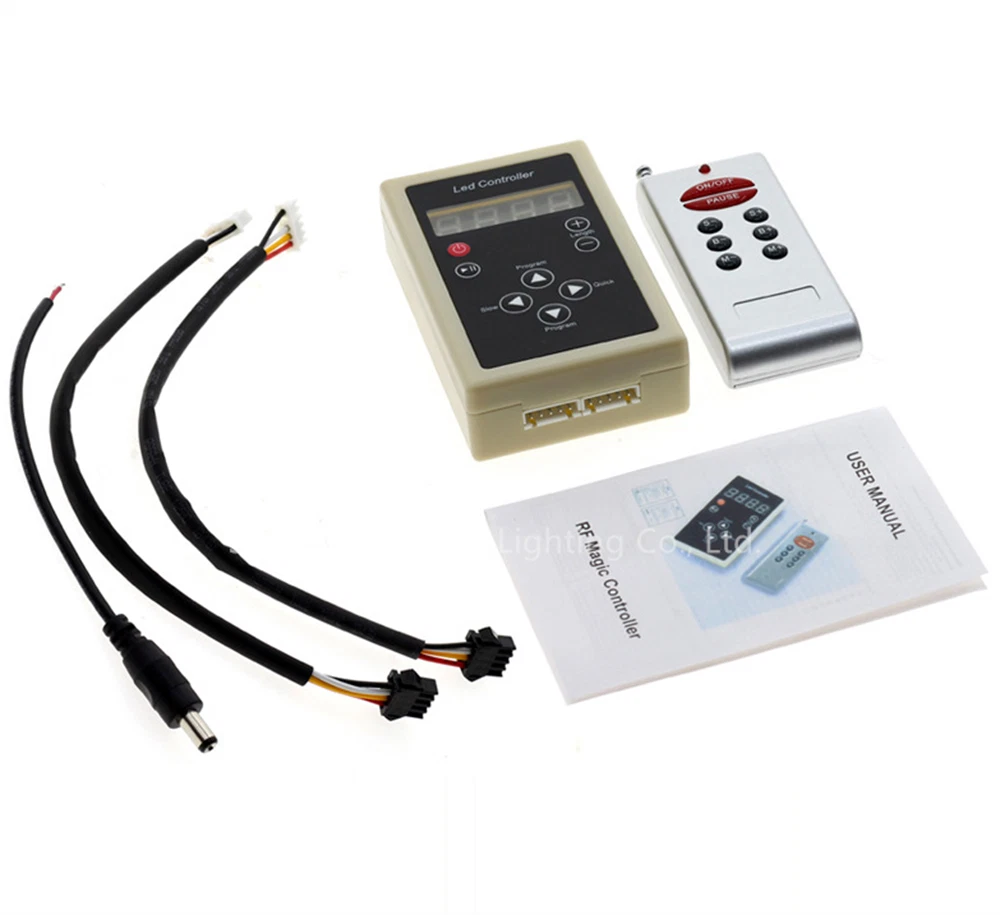 RF magic Controller 6803 IC 133 Modes for Dream Color Chasing 5050 RGB LED Strip