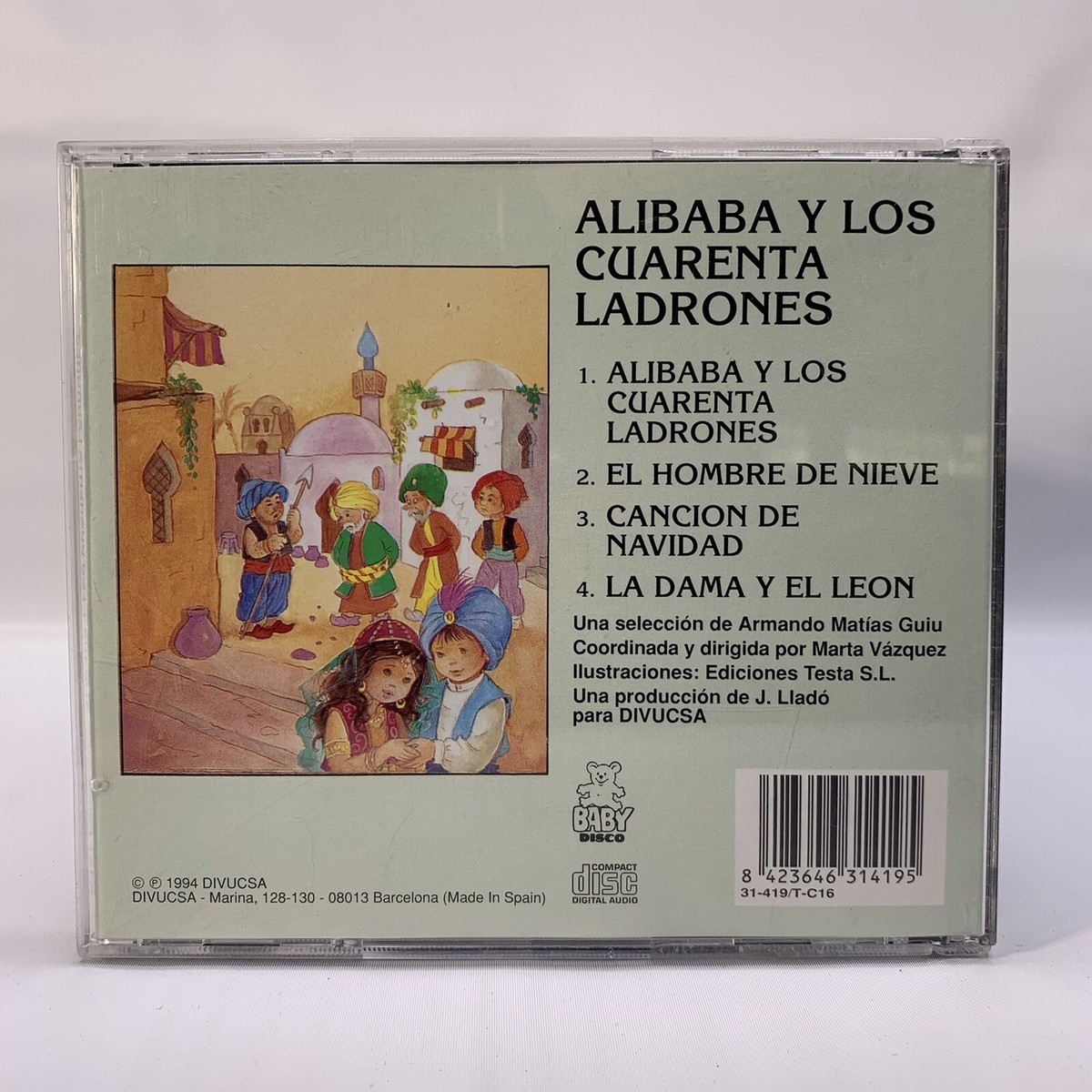 Alibaba y los 40 Ladrones CD Cuentos Infantiles La Dama y el Leon