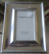 Luxury picture photo frame curved wood Silver Effect  Intheframe 15cm x 10cm