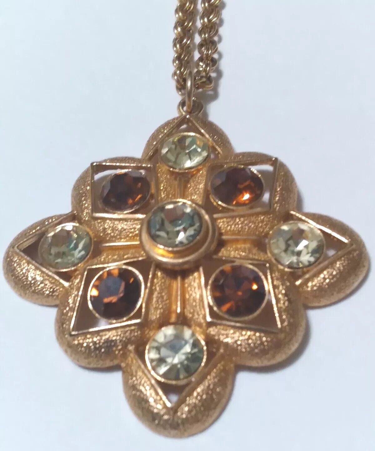 Vintage Sarah Coventry Statement Necklace Pendant… - image 3