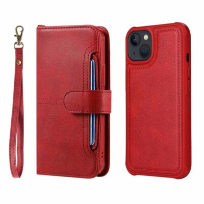 For iPhone 15 14 13 12 11 XS XR SE 7 8 Detachable Wallet Flip Leather Case Cover