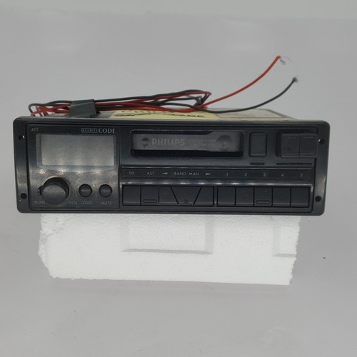 Autoradio Philips 401 Oldtimer Kopf Radio Funktionsfähig Leser Kassette Kein - Bild 2 von 24