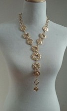 Little Bits Of Luxe Gold Chuky Link Chain Necklace / Adjustable.