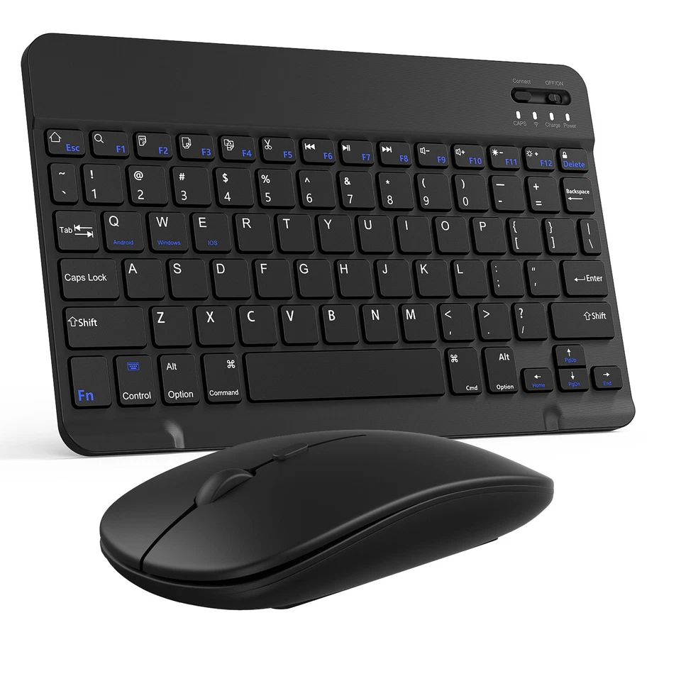 Bluetooth Wireless Keyboard and Mouse For Android IOS PC Phone Tablet Samsung - Image 4 of 4