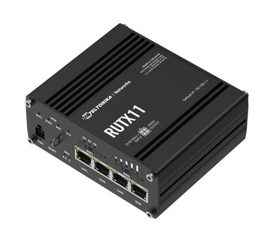 Teltonika RUTX11 Industrial 4G LTE Router - Dual SIM, Gigabit Ethernet, Dual-...