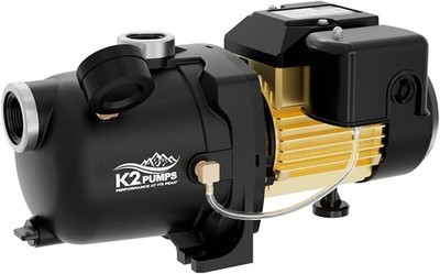 K2 Pumps 1/2 HP Corrosion Resistant Thermoplastic Shallow Well Jet Pump