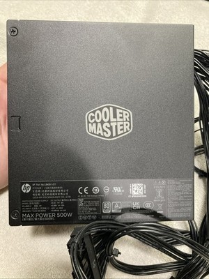 Cooler Master 500W ATX Power Supply 80 Plus Bronze for HP, 24 Pin, PCIe, SATA
