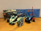 LEGO Town 6333 Race and 7002 Dino / Police Car 4x4 Truck and Dino