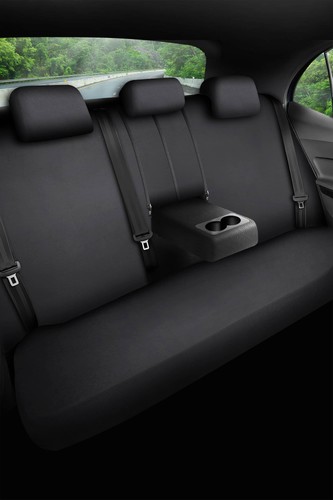 Schonbezüge-Komplettset für Seat Leon 2 1P Bj 2005-12 in Schwarz/Blau FT1 - Bild 6 von 10
