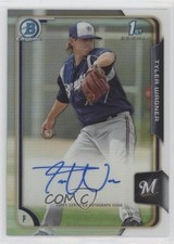 2015 Bowman Chrome Prospects Refractor 105/499 Tyler Wagner #BCAP-TW Auto 0z92
