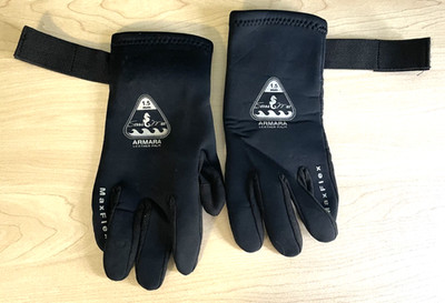 ScubaMax Armara Leather Palm MaxFlex 1.5mm Gloves Scuba Diving Size Medium M