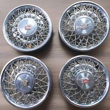 Vintage 19751984 Cadillac Devillefleetwood 15-inch Wheel Covers Set Of 4 Vintage 19751984 Cadillac Devillefleetwood 15-inch Wheel Covers Set Of 4
