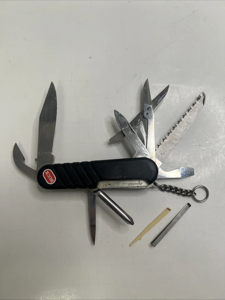 Navaja de Bolsillo Wenger Swiss Buck Remedy Estilo Ejército Suizo Plegable Inoxidable De Colección Foto 2 de 4