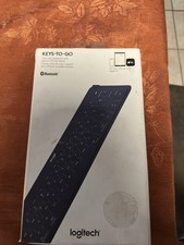 Logitech Keys To Go Portable Wireless Bluetooth Keyboard For iOS iPad, iPhone 