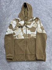 Nike Dri Fit Hoodie Mens XL Brown Cotton Camo Fleece Swoosh Logo Athleisure