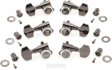 Gotoh SG381-01 MG-T Locking Tuning Machine Set - 3+3 Cosmo Black