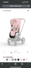 CYBEX Platinum Priam / E-priam Seat Pack Peach Pink, 2022 