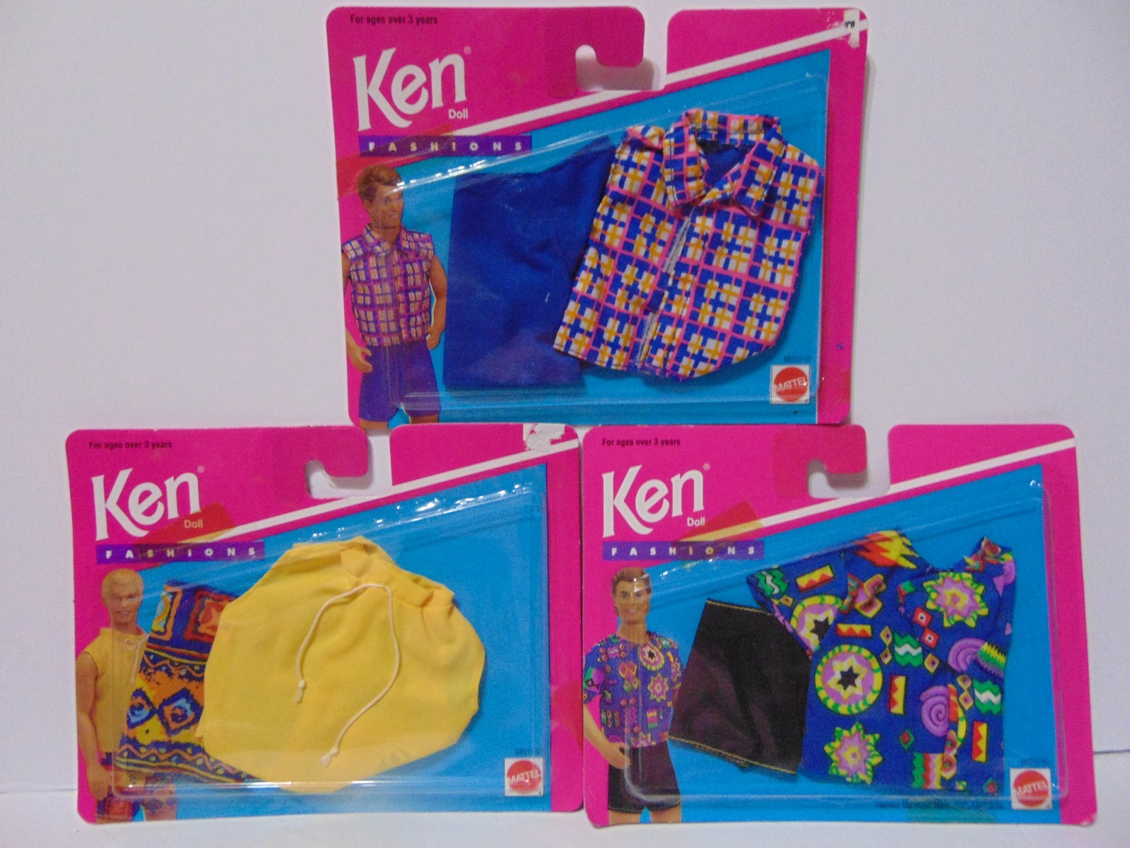Vintage 1995 Ken Doll Outfits (All 3!) Boyfriend Of Barbie F