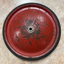 12  ANTIQUE OFFICIAL SOAP BOX DERBY RUBBER TIRE METAL RED WHEEL CAR VTG