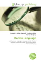 Frederic P. Miller (U. A.) | Dacian Language | Taschenbuch | Englisch (2026)