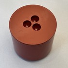 Vintage Retro Burnt Orange Crayonne Ice Bucket 70's MCM Red — photo 3