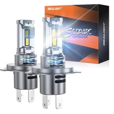 Sealight H4/9003/Hb2 Bulb 40000Lm Super Brighter6500K Cool White H4/9003/Hb2