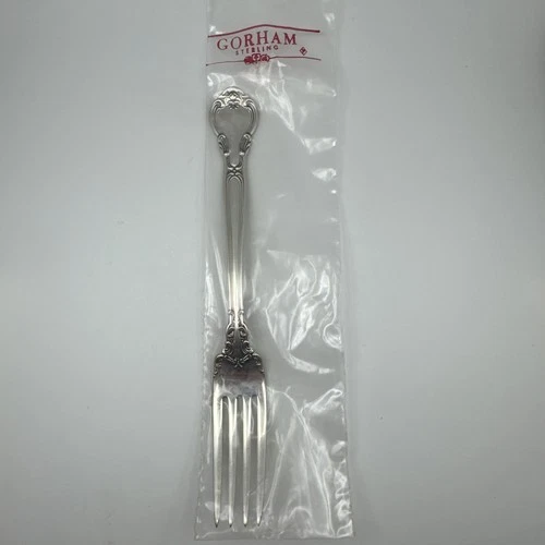 Gorham Chantilly Sterling Silver True Dinner Fork NEW In Bag 7 1/2"  No Monogram