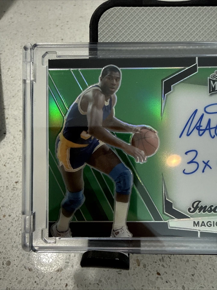 2024 Hoja Metal Inscripciones Magic Johnson En Tarjeta Automático E Inscripción/150! Foto 2 de 4