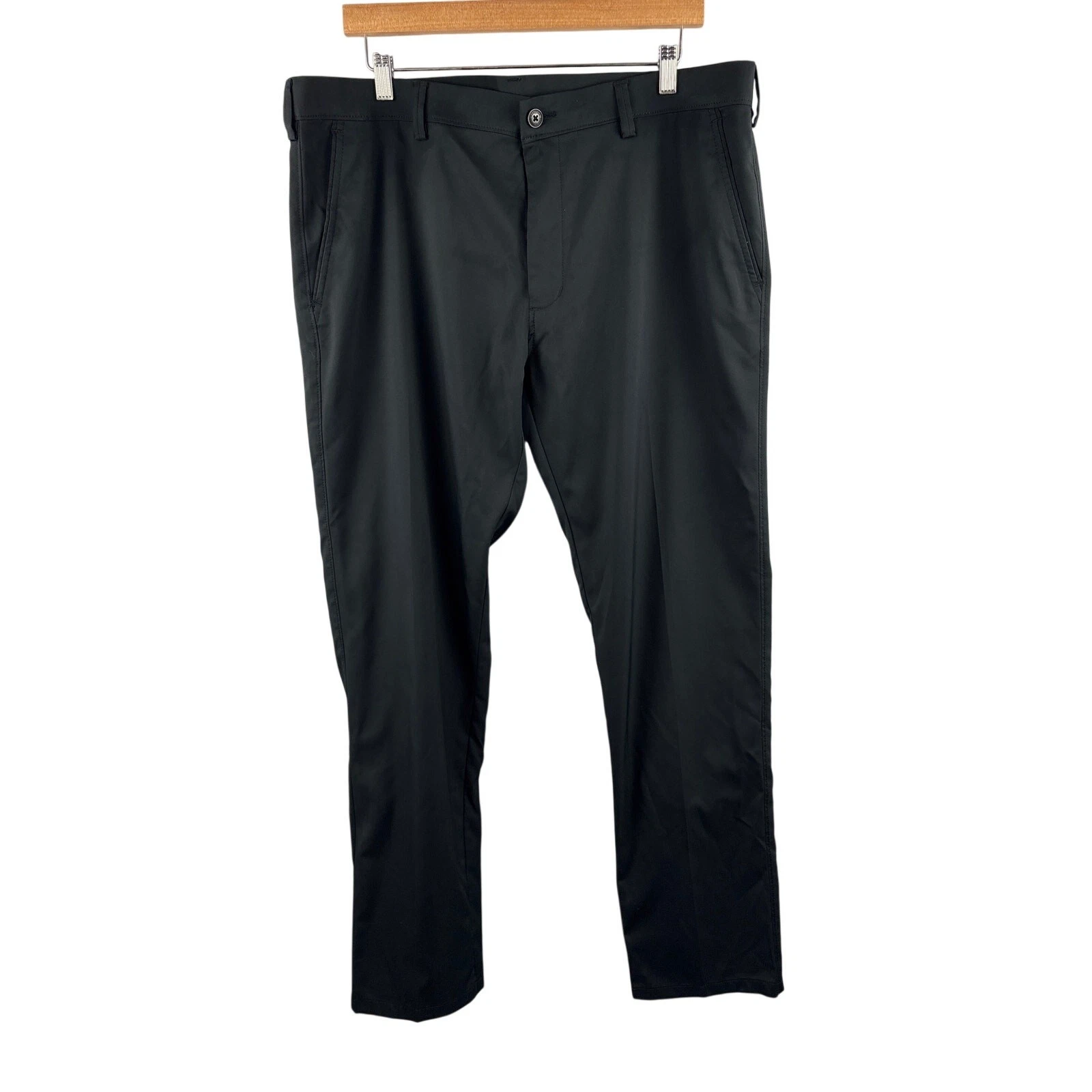 Men’s Reaction Kennet Cole Size 38/32 Black Slacks