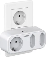 Mehrfachstecker Mit Usb, Doppelstecker FüR Steckdose, Doppelsteckdose FüR Steckd