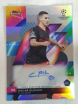 Oscar Gloukh Auto - 2023-24 Topps Finest UCC - Rookie #A-OG