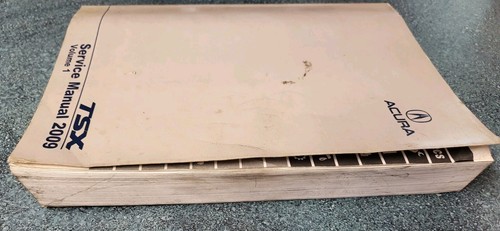 2009 Acura TSX FACTORY Shop Service Repair Manual Volume 1 OEM - Picture 4 of 7