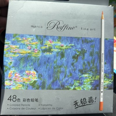 Raffine Marco 48-color Fine Art Colored Drawing Pencils Coloring Books Sketching